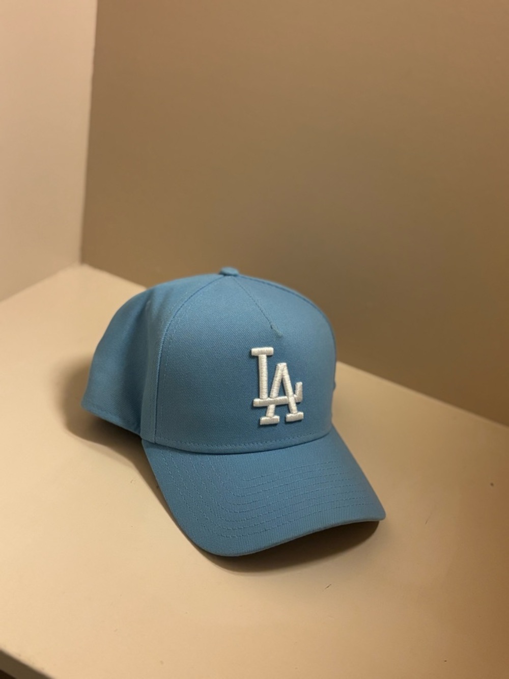 New Era Los Angeles Dodgers Light Blue Cap with White LA Logo